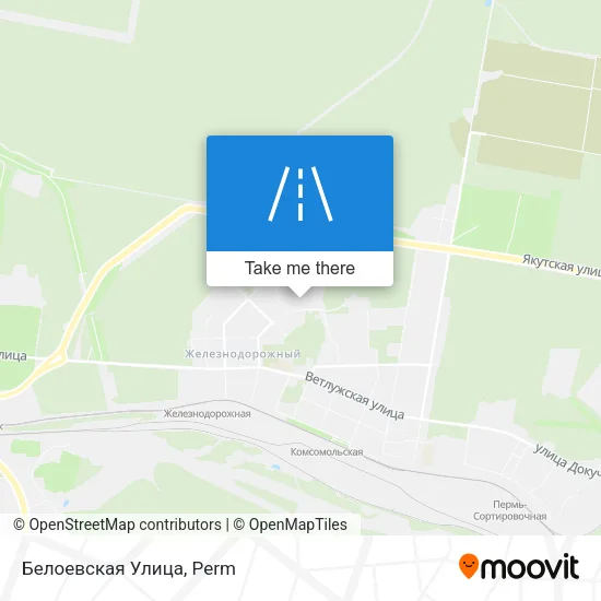 Белоевская Улица map