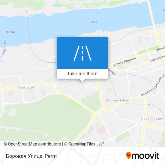Боровая Улица map