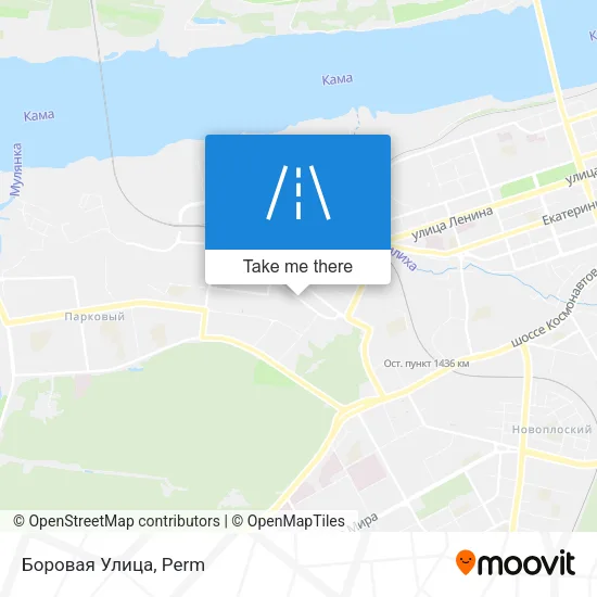 Боровая Улица map