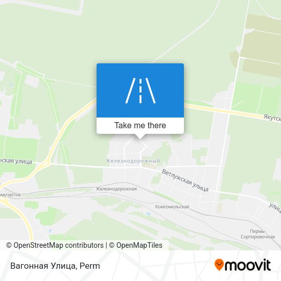 Вагонная Улица map