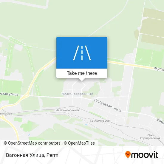 Вагонная Улица map