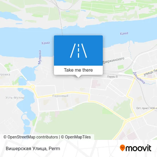 Вишерская Улица map