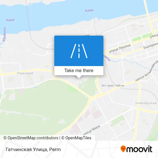 Гатчинская Улица map