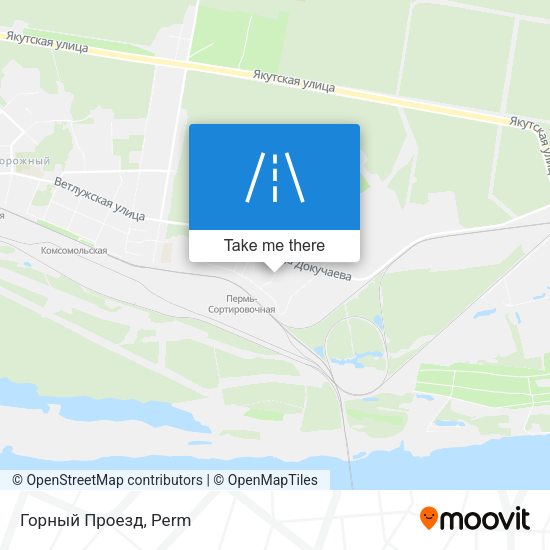 Горный Проезд map