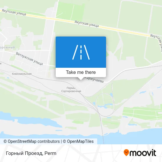 Горный Проезд map