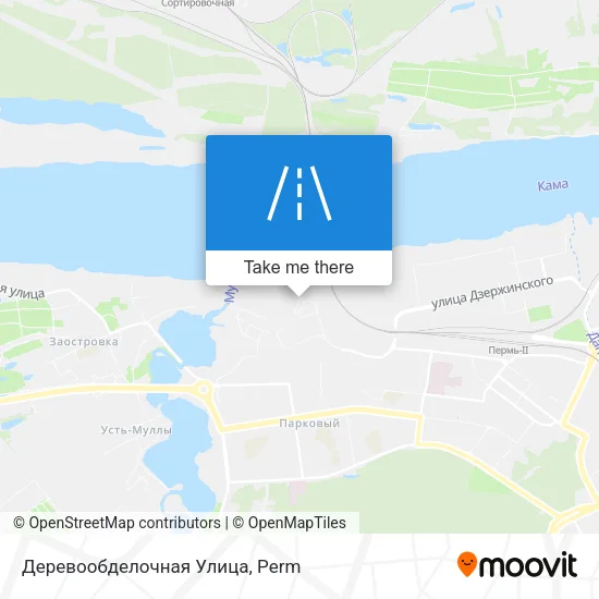 Деревообделочная Улица map