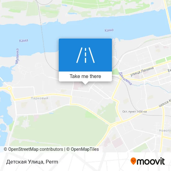 Детская Улица map