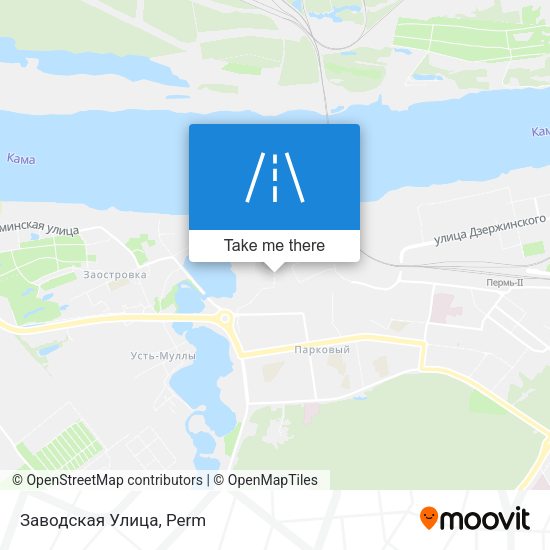 Заводская Улица map