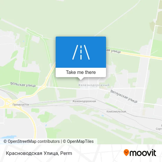 Красноводская Улица map