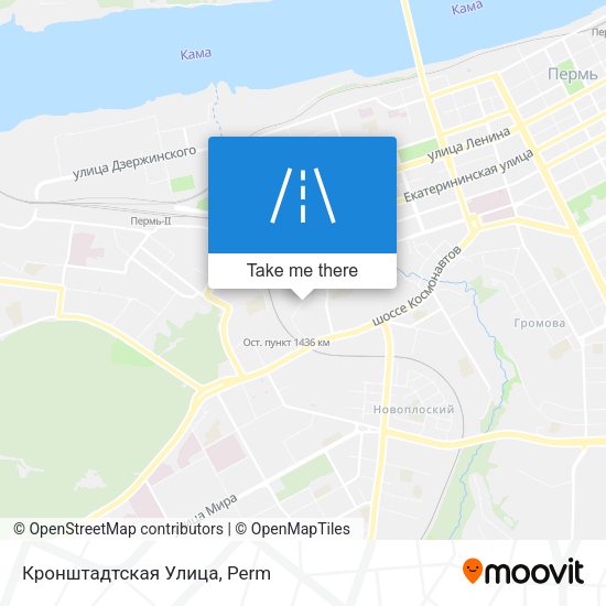 Кронштадтская Улица map