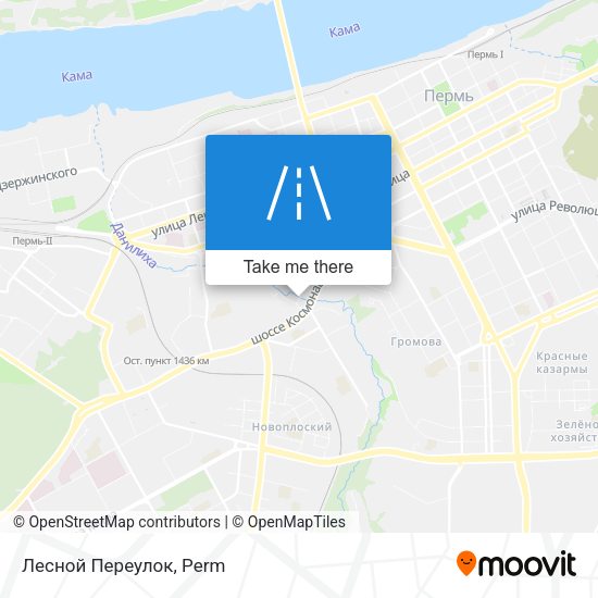 Лесной Переулок map