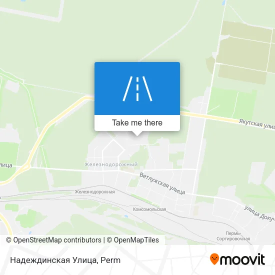 Надеждинская Улица map