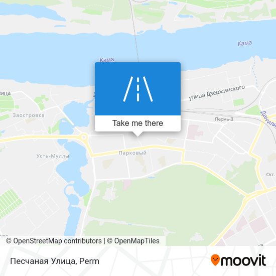 Песчаная Улица map