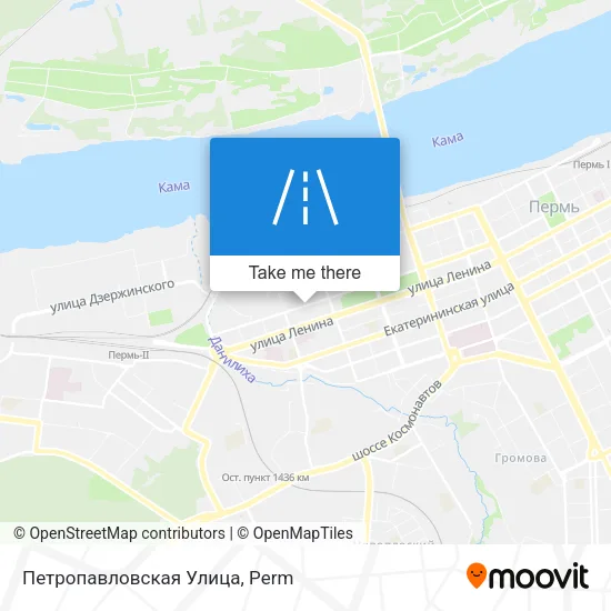 Петропавловская Улица map