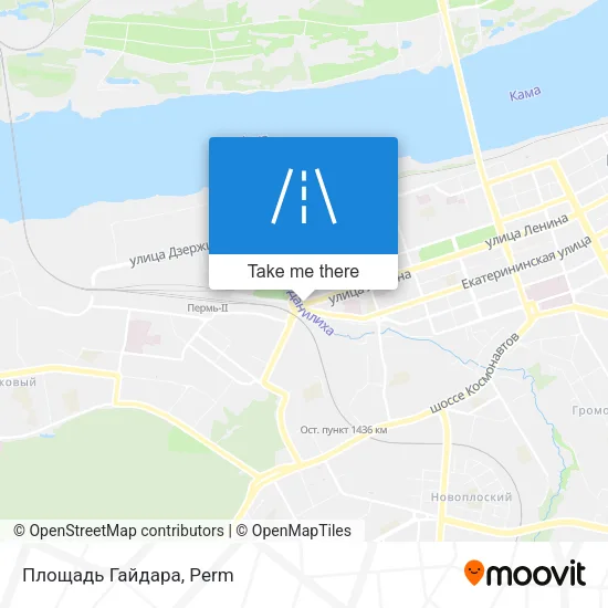 Площадь Гайдара map