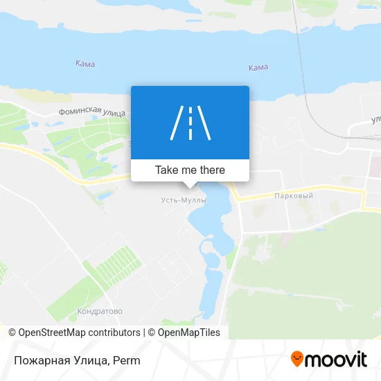 Пожарная Улица map