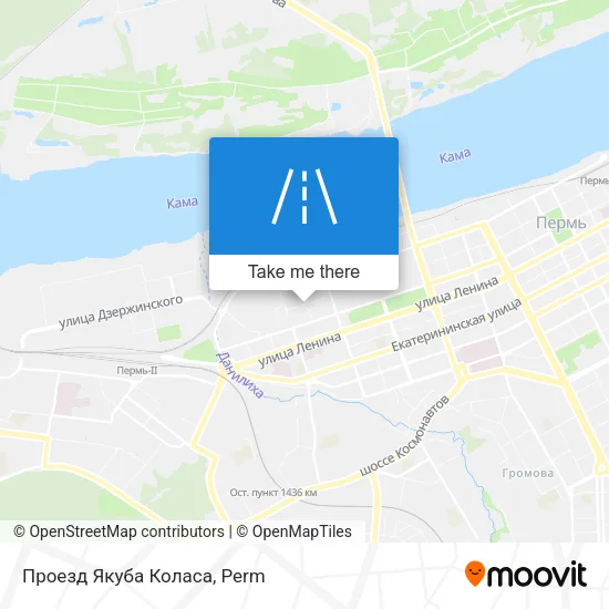 Проезд Якуба Коласа map