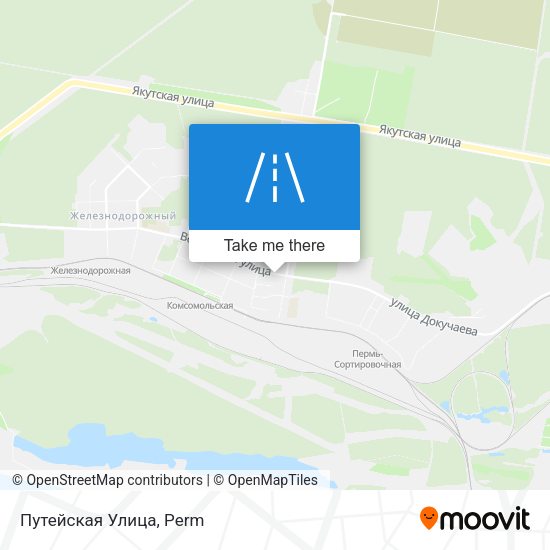 Путейская Улица map