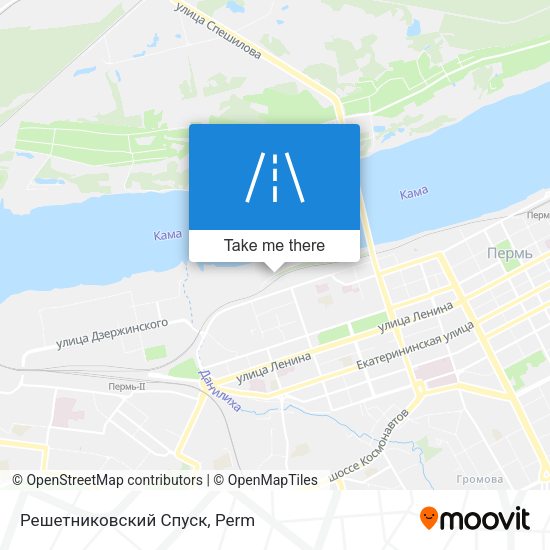 Решетниковский Спуск map