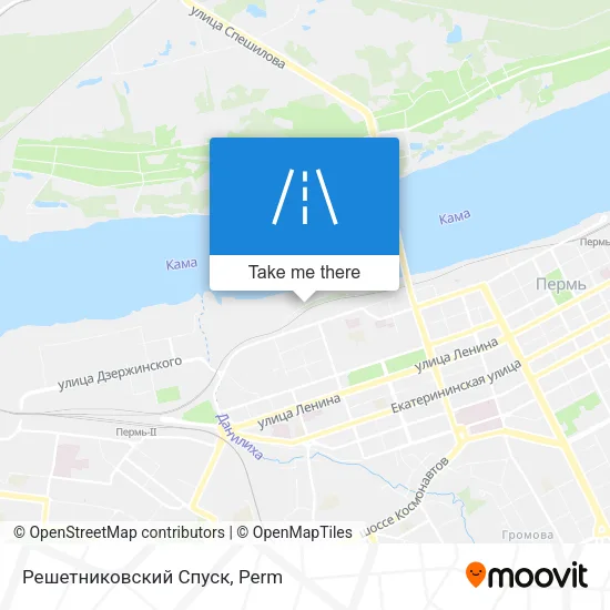Решетниковский Спуск map