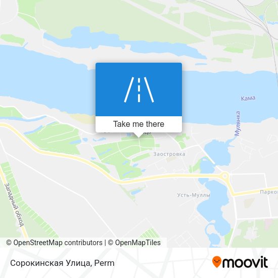 Сорокинская Улица map