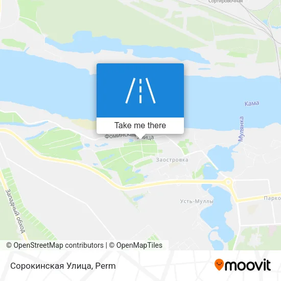 Сорокинская Улица map