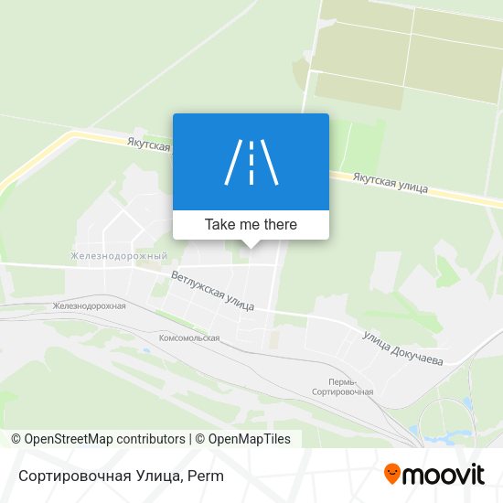 Сортировочная Улица map