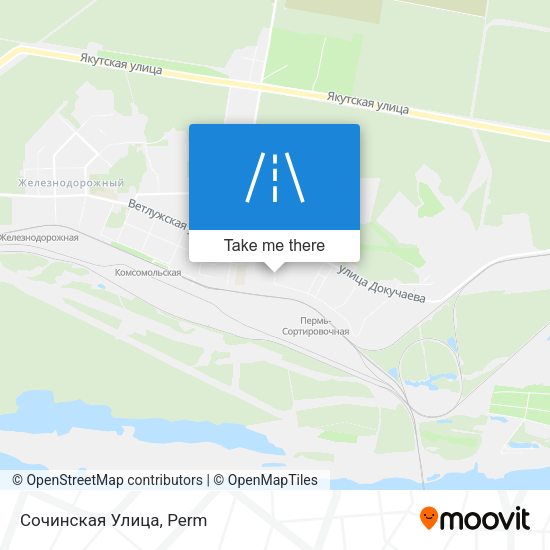 Сочинская Улица map