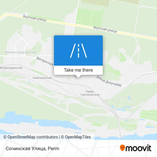 Сочинская Улица map
