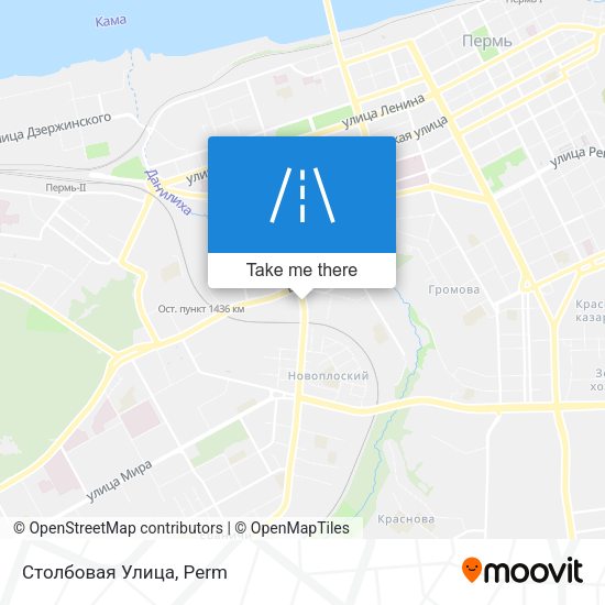 Столбовая Улица map