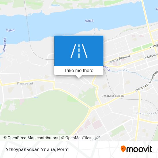 Углеуральская Улица map
