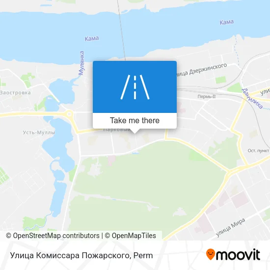 Улица Комиссара Пожарского map