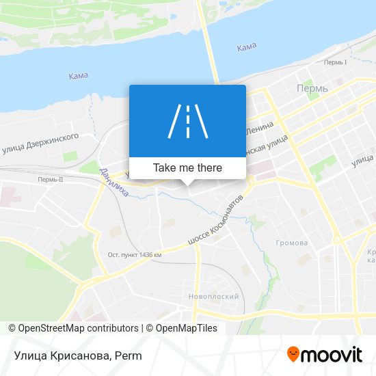 Улица Крисанова map