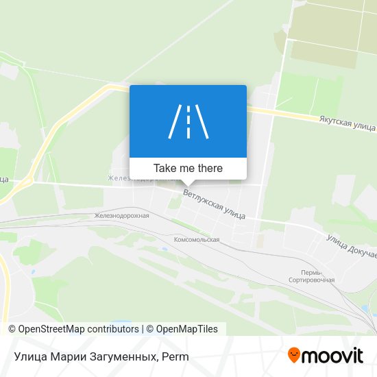 Улица Марии Загуменных map