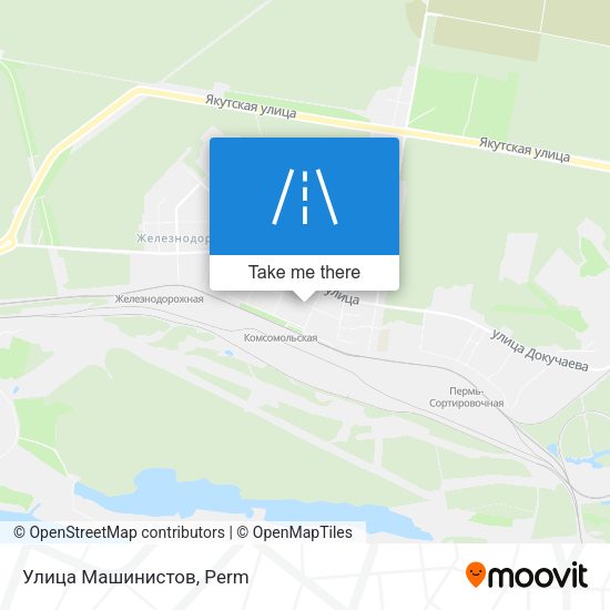 Улица Машинистов map