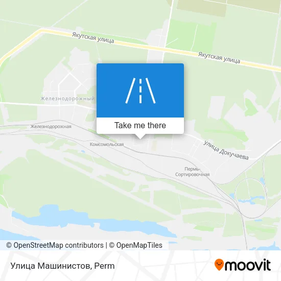 Улица Машинистов map