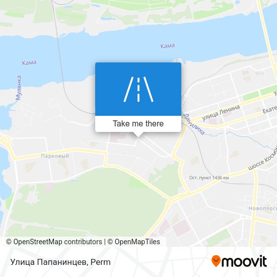 Улица Папанинцев map