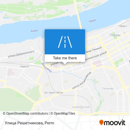 Улица Решетникова map