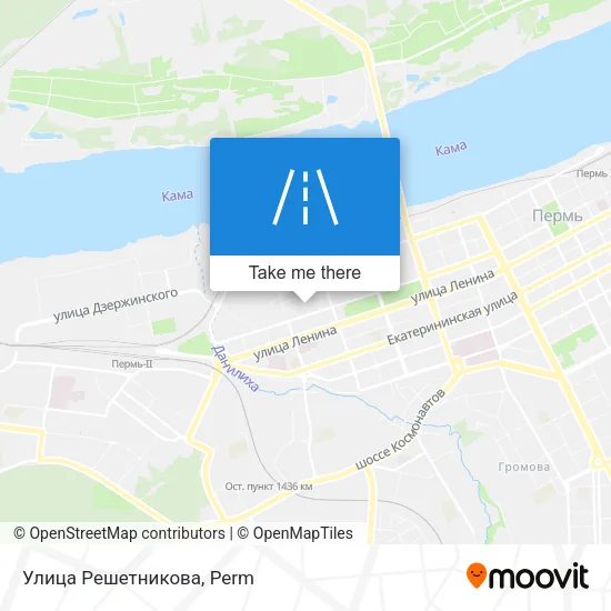 Улица Решетникова map