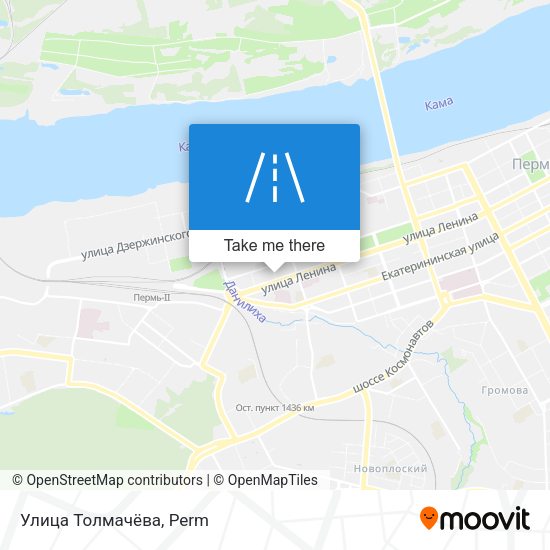 Улица Толмачёва map