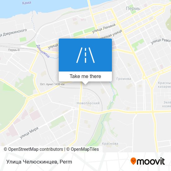 Улица Челюскинцев map