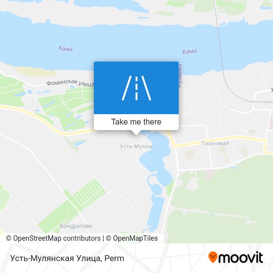 Усть-Мулянская Улица map