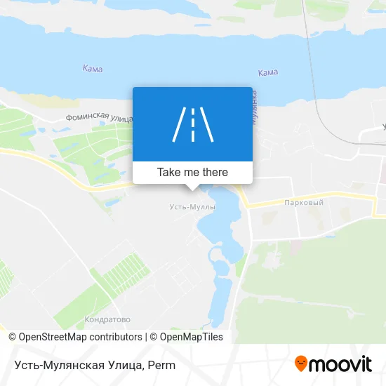 Усть-Мулянская Улица map