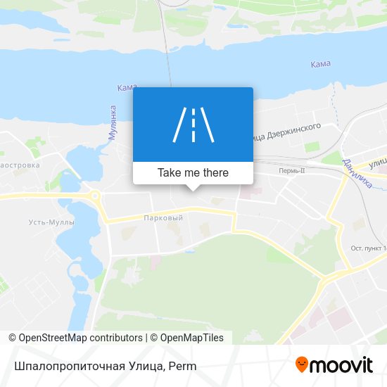 Шпалопропиточная Улица map