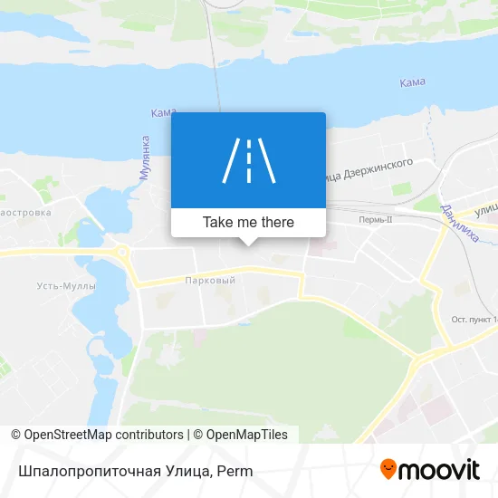 Шпалопропиточная Улица map