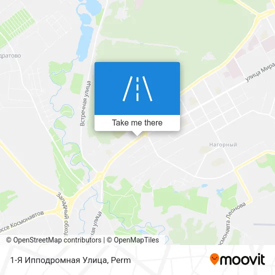 1-Я Ипподромная Улица map