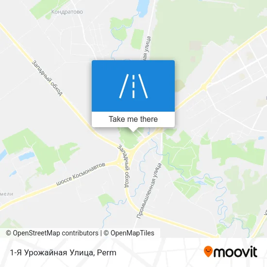 1-Я Урожайная Улица map