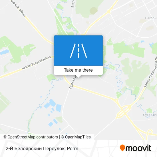 2-Й Белоярский Переулок map