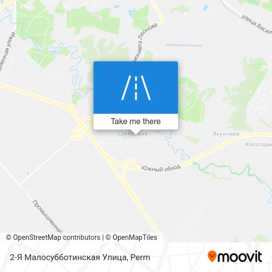 2-Я Малосубботинская Улица map