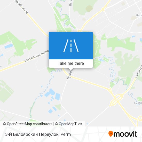 3-Й Белоярский Переулок map